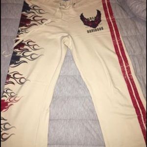 Harley Davidson tie pants